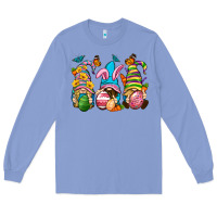 Colony Blue Easter gnomies Easter Day Long Sleeve Tee - Neo Western
