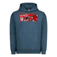 Pigment Midnight Navy lady bug drink Urban Hoodie - RacoonDesign