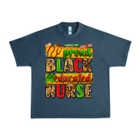 Midnight Navy proud black educated nurse Urban Heavy Tee - Zillion Design Studio