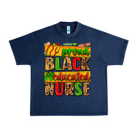 Navy proud black educated nurse Urban Heavy Tee - Zillion Design Studio