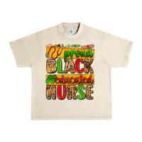 Sandshell proud black educated nurse Urban Heavy Tee - Zillion Design Studio