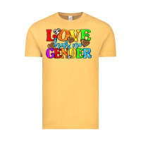 Vintage Mustard love has no gender pride lgbtq Vintage Tee - texasbilliewilder