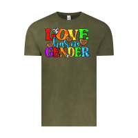 Vintage Olive love has no gender pride lgbtq Vintage Tee - texasbilliewilder