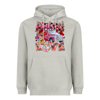 Moon Dust loads of love valentines day truck Heavyweight Hoodie - NancyCooperArtShop