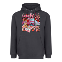 Smoke loads of love valentines day truck Heavyweight Hoodie - NancyCooperArtShop