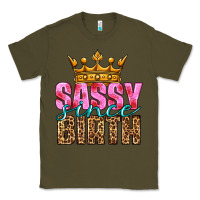 Army Green sassy since birth Classic Tee - HRA Design Shop