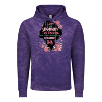 Cloud Purple i love the woman ive become Vintage Hoodie - MaliasSmallBusiness