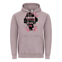 Vintage Zinc i love the woman ive become Vintage Hoodie - MaliasSmallBusiness