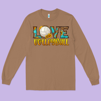 Love Volleyball Long Sleeve Tee Designed By Hra Design Shop