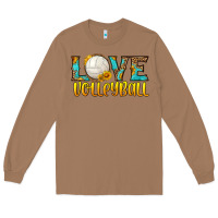 Toasted Coconut love volleyball Long Sleeve Tee - HRA Design Shop