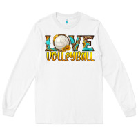White love volleyball Long Sleeve Tee - HRA Design Shop