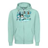 Seafoam winter vibes Zipper Hoodie - AdoDesignShop