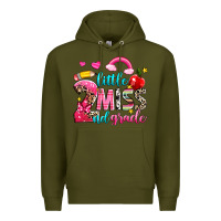 Army Green little miss second grade Premium Hoodie - NancyCooperArtShop