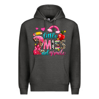 Charcoal Heather little miss second grade Premium Hoodie - NancyCooperArtShop