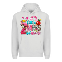 Dove Grey little miss second grade Premium Hoodie - NancyCooperArtShop
