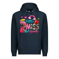 Navy little miss second grade Premium Hoodie - NancyCooperArtShop