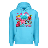 Ocean Blue little miss second grade Premium Hoodie - NancyCooperArtShop