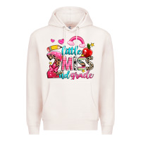 Pale Pink little miss second grade Premium Hoodie - NancyCooperArtShop