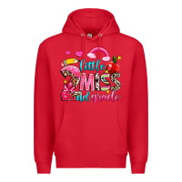 Red little miss second grade Premium Hoodie - NancyCooperArtShop