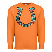 Carrot serape turquoise horseshoe Premium Sweatshirt - Jasminsmagicworld