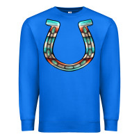 True Royal serape turquoise horseshoe Premium Sweatshirt - Jasminsmagicworld