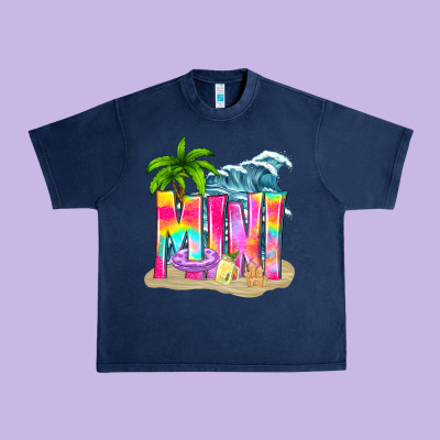Summer Mini Urban Heavy Tee Designed By Texasbilliewilder