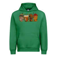 Emerald leopard and cowhide drink Urban Hoodie - RacoonDesign