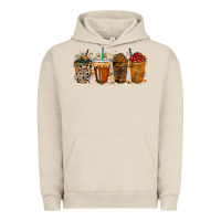 Pigment French Oak leopard and cowhide drink Urban Hoodie - RacoonDesign