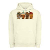 Pigment Pistachio leopard and cowhide drink Urban Hoodie - RacoonDesign