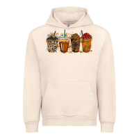 Sandshell leopard and cowhide drink Urban Hoodie - RacoonDesign