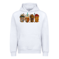 White leopard and cowhide drink Urban Hoodie - RacoonDesign