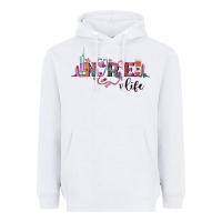 White nurse life Heavyweight Hoodie - BarkalooDesign