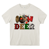 Cream oh deer christmas Heavy Core Tee - LillyAllenDesigns