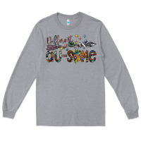 Heather Grey different is au some png Long Sleeve Tee - SublimationCraftShop