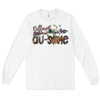 White different is au some png Long Sleeve Tee - SublimationCraftShop
