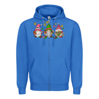 True Royal pink christmas gnomies Zipper Hoodie - AdoDesignShop