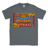 Charcoal Heather usa sweet and sassy skinny metal can holder Classic Tee - HRA Design Shop
