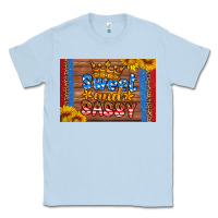 Dusty Blue usa sweet and sassy skinny metal can holder Classic Tee - HRA Design Shop