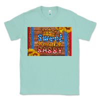 Seafoam usa sweet and sassy skinny metal can holder Classic Tee - HRA Design Shop