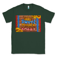Sports Green usa sweet and sassy skinny metal can holder Classic Tee - HRA Design Shop