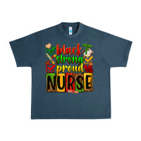 Midnight Navy black strong proud nurse Urban Heavy Tee - Zillion Design Studio