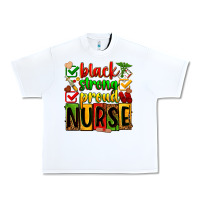 White black strong proud nurse Urban Heavy Tee - Zillion Design Studio