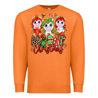 Carrot Merry Christmas unicorns Premium Sweatshirt - NancyCooperArtShop