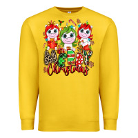 Lemon Merry Christmas unicorns Premium Sweatshirt - NancyCooperArtShop