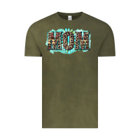 Vintage Olive aztec mom Vintage Tee - Zillion Design Studio