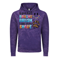 Cloud Purple if you dont brushy brush i will shavey shave Vintage Hoodie - MaliasSmallBusiness