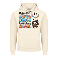 Vintage Artic if you dont brushy brush i will shavey shave Vintage Hoodie - MaliasSmallBusiness