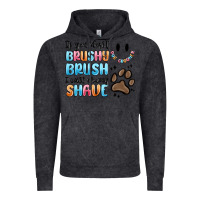 Vintage Black if you dont brushy brush i will shavey shave Vintage Hoodie - MaliasSmallBusiness