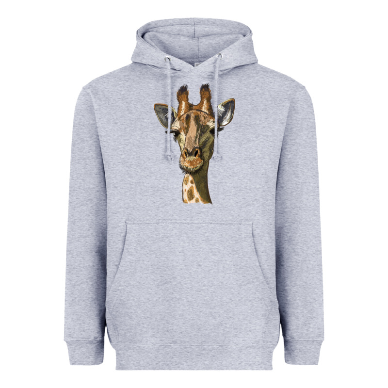 Giraffe Head Heavyweight Hoodie by LillyAllenDesigns | Teevron