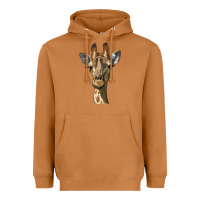 Meerkat giraffe head Heavyweight Hoodie - LillyAllenDesigns